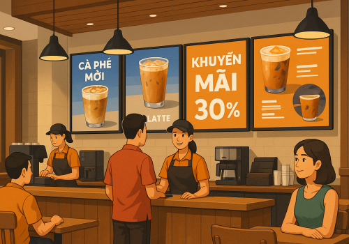 Giải pháp Phần Mềm Quản Lý Quảng Cáo Tập Trung Cho Chuỗi Cà Phê