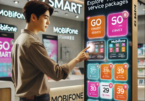 Go Smart Standee - Giải Pháp Thay Thế Standee Truyền Thống Hiệu Quả Cho Cửa Hàng MobiFone Trên Toàn Quốc